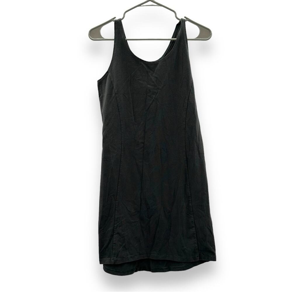 Under Armour Dark Gray Fitted Sleeveless Scoop Neck Mini Activewear Dress Sz‎ S